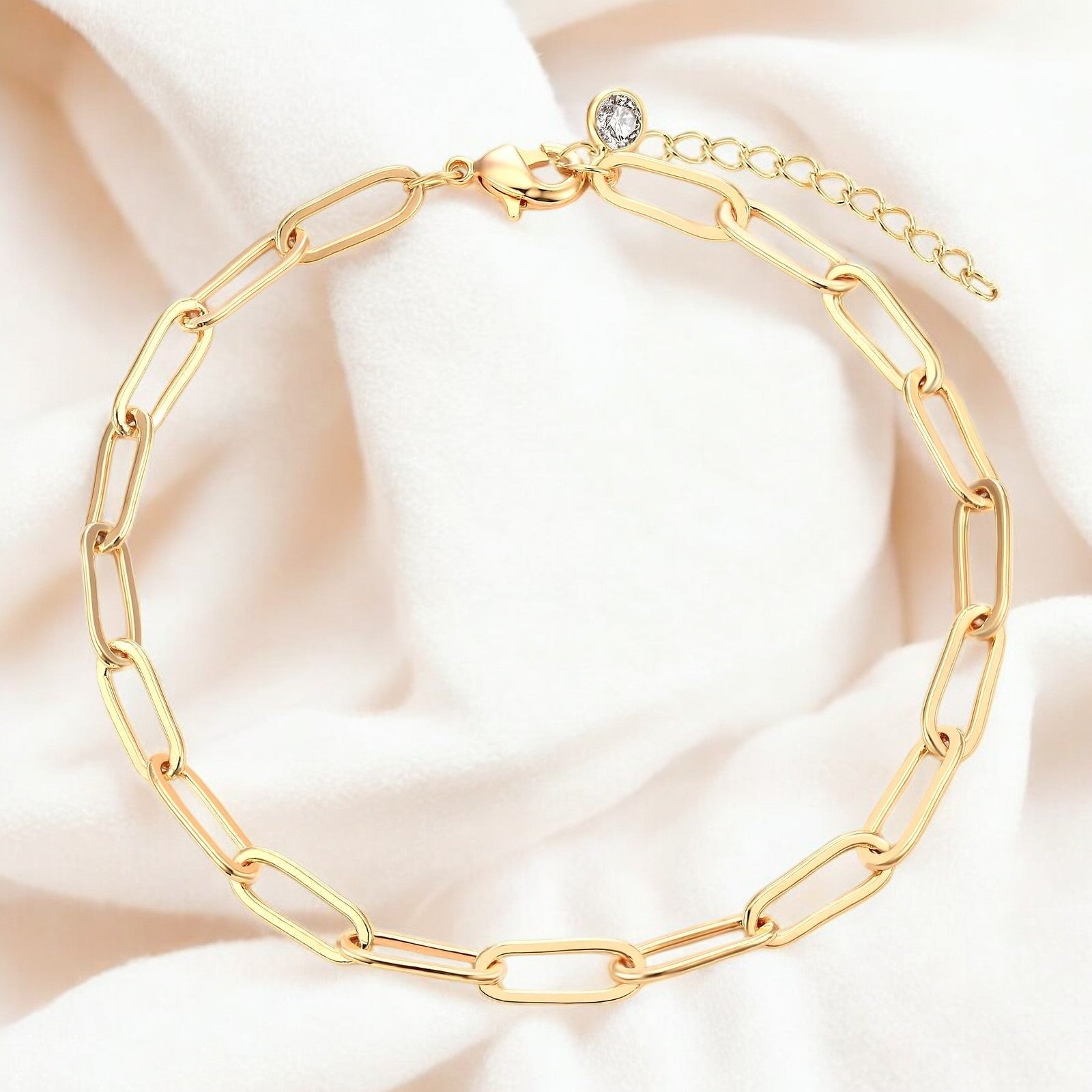 18K gold plated Stainless steel bracelet - zemarajewelry