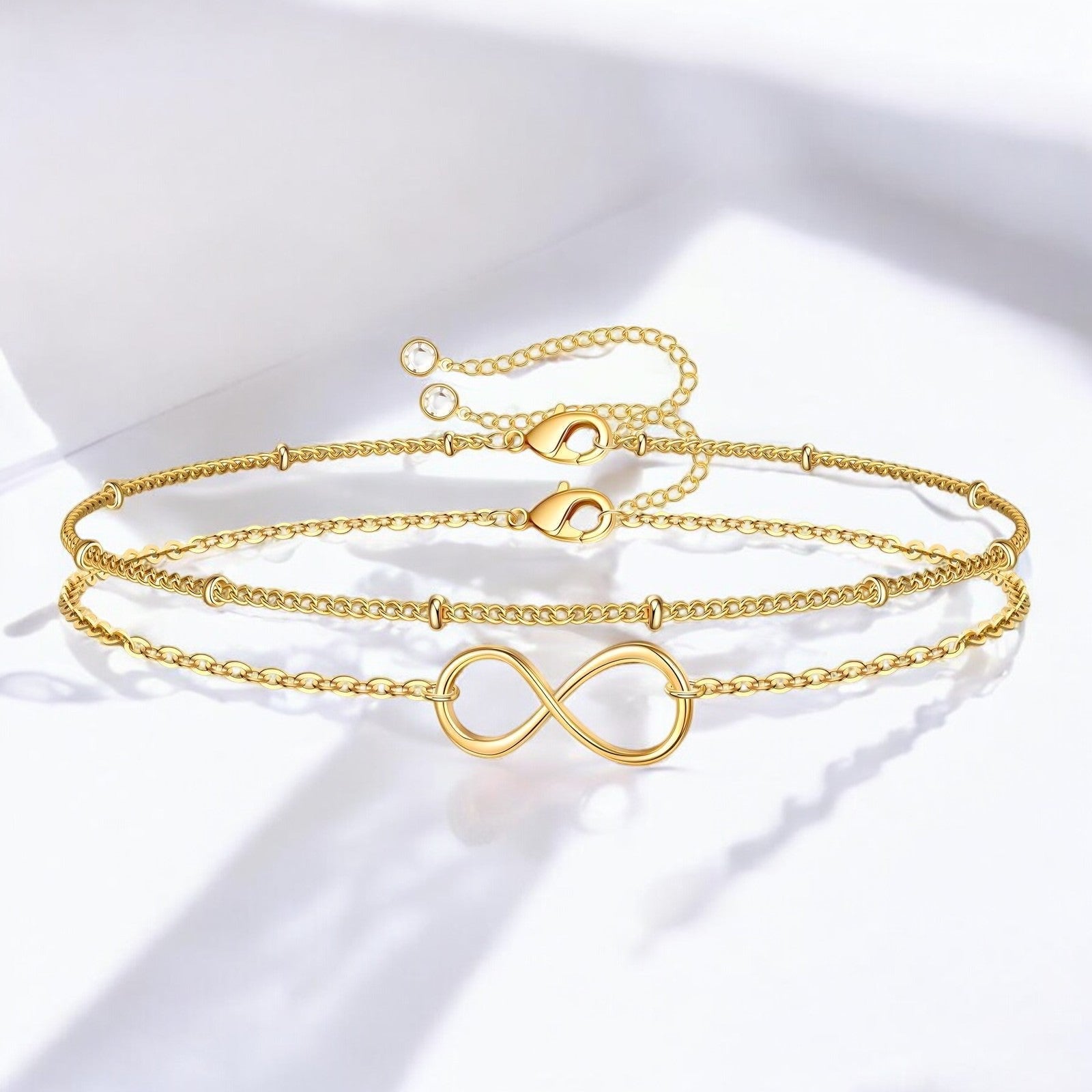 18K gold plated Stainless steel bracelet - zemarajewelry
