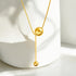 18K gold plated Stainless steel necklace - zemarajewelry