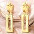 18K gold plated Stainless steel earrings - zemarajewelry