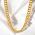 18K gold plated Stainless steel necklace - zemarajewelry