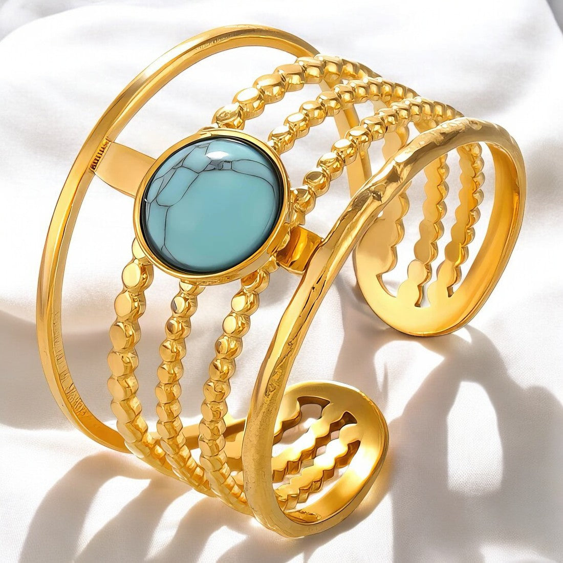18K gold plated Stainless steel finger ring - zemarajewelry