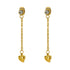 18K gold plated Stainless steel "Hearts" earrings - zemarajewelry