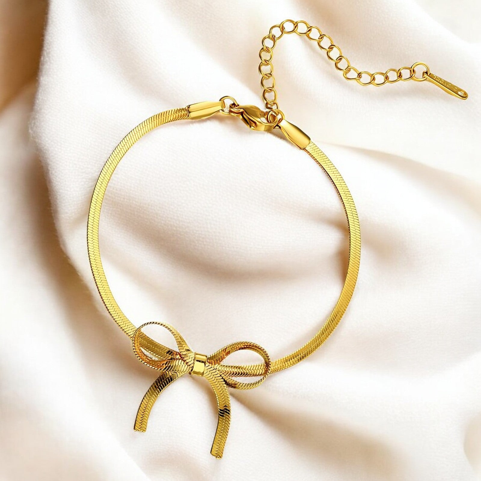 18K gold plated Stainless steel bracelet - zemarajewelry