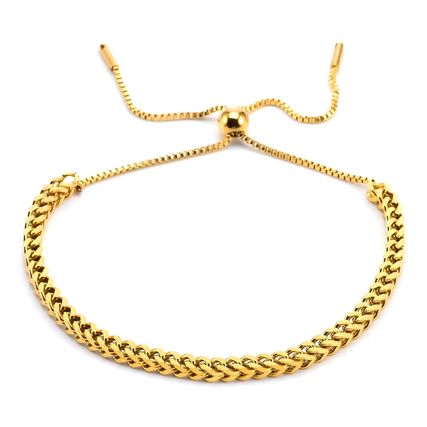18K gold plated Stainless steel bracelet - zemarajewelry