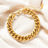 18K gold plated Stainless steel bracelet - zemarajewelry