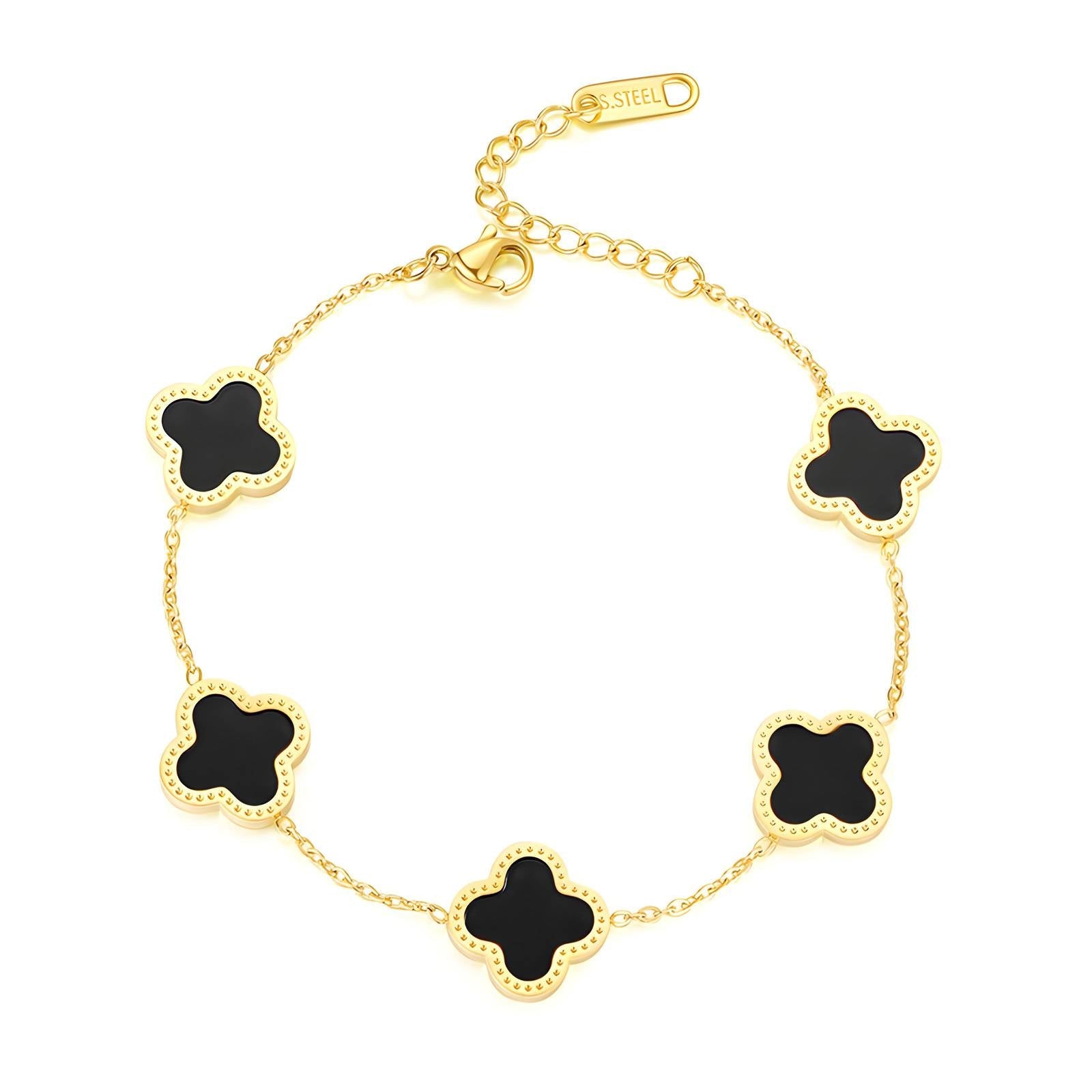 18K gold plated Stainless steel bracelet - zemarajewelry