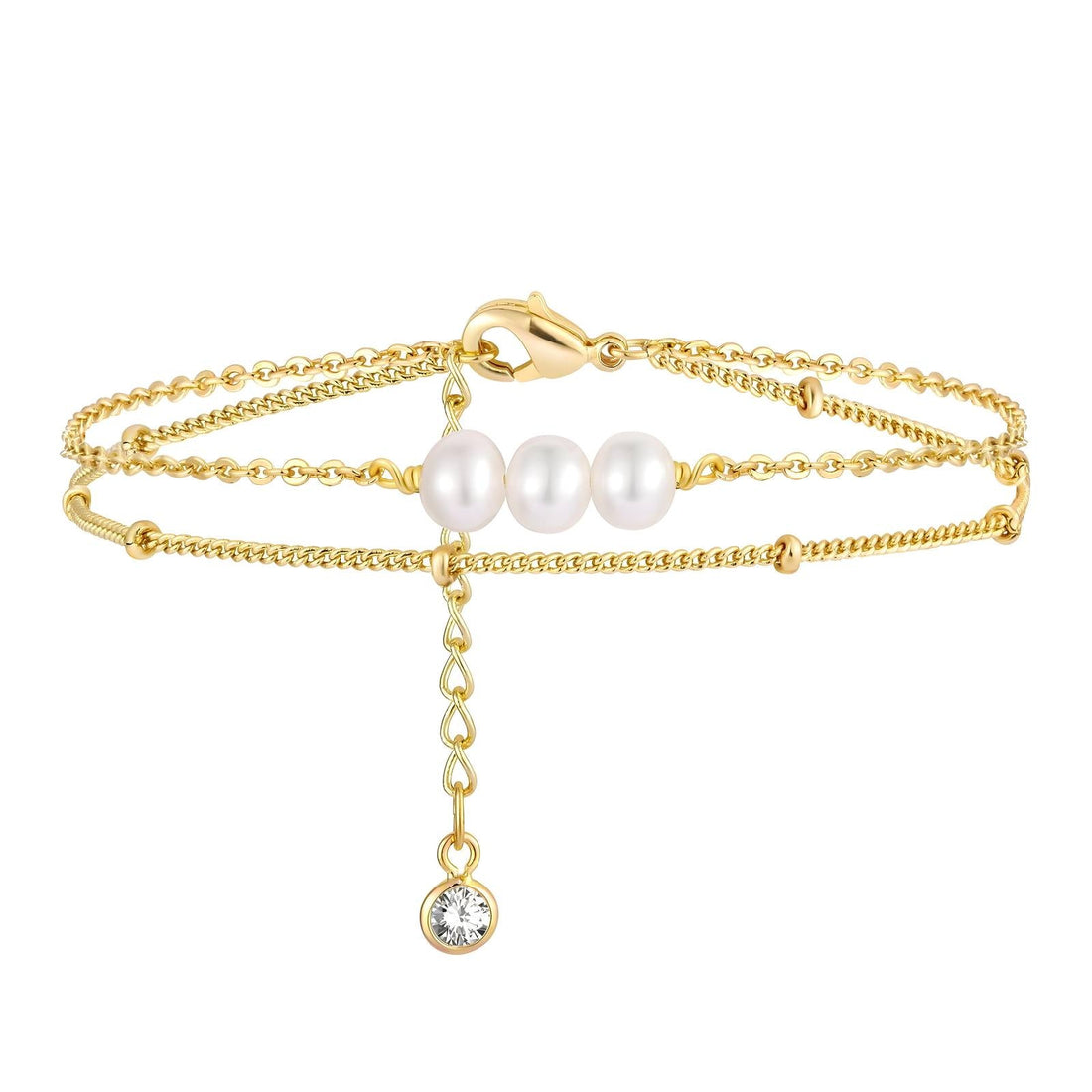 18K gold plated Stainless steel bracelet, Intensity - zemarajewelry