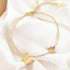 18K gold plated Stainless steel "Butterflies" bracelet - zemarajewelry