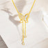 18K gold plated Stainless steel "Butterfly" necklace - zemarajewelry