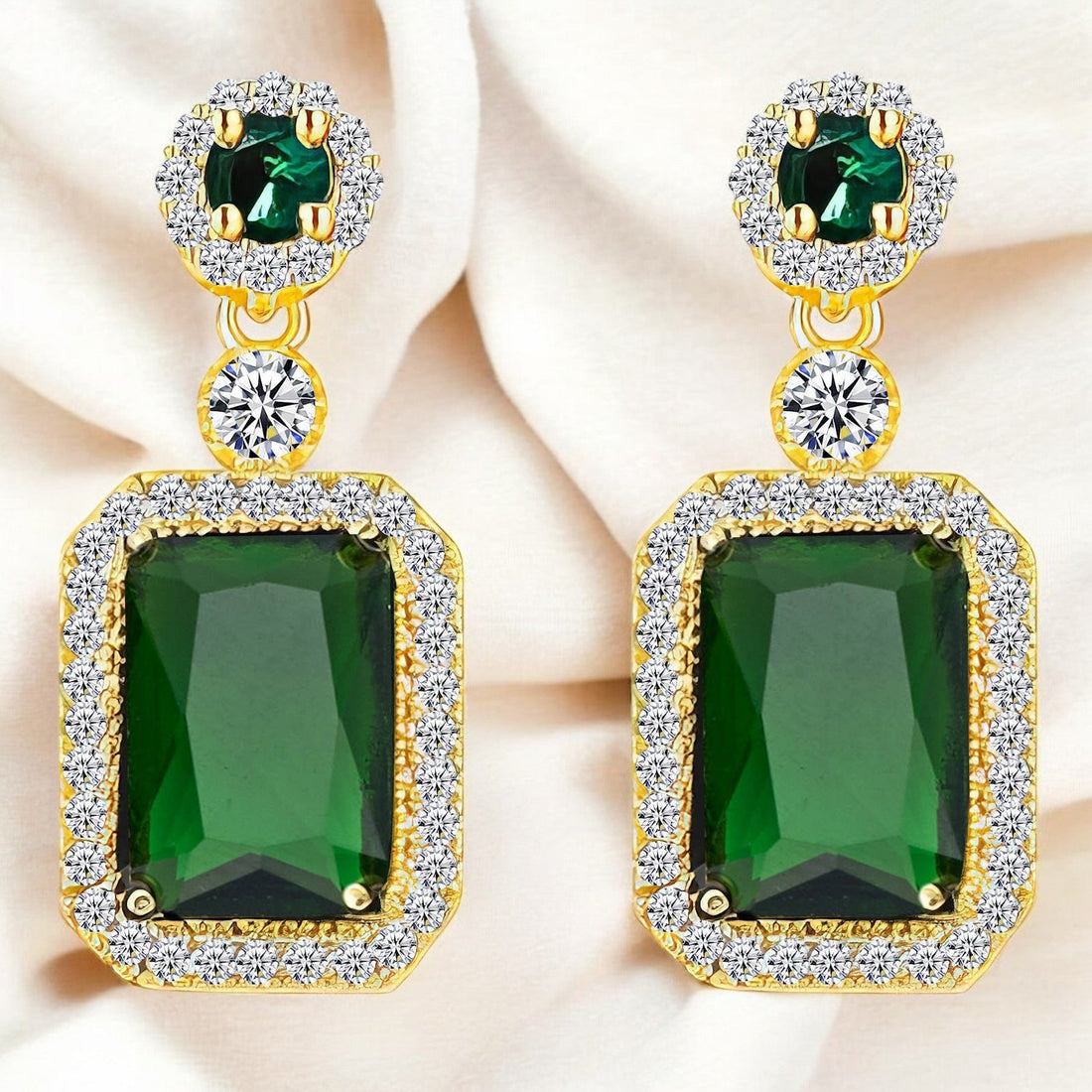 18K gold plated Stainless steel earrings - zemarajewelry