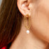 18K gold plated Stainless steel earrings - zemarajewelry