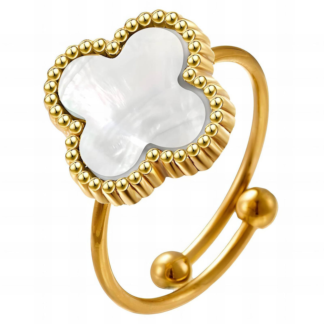 18K gold plated Stainless steel finger ring - zemarajewelry