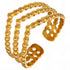 18K gold plated Stainless steel finger ring, Intensity - zemarajewelry