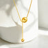 18K gold plated Stainless steel necklace - zemarajewelry
